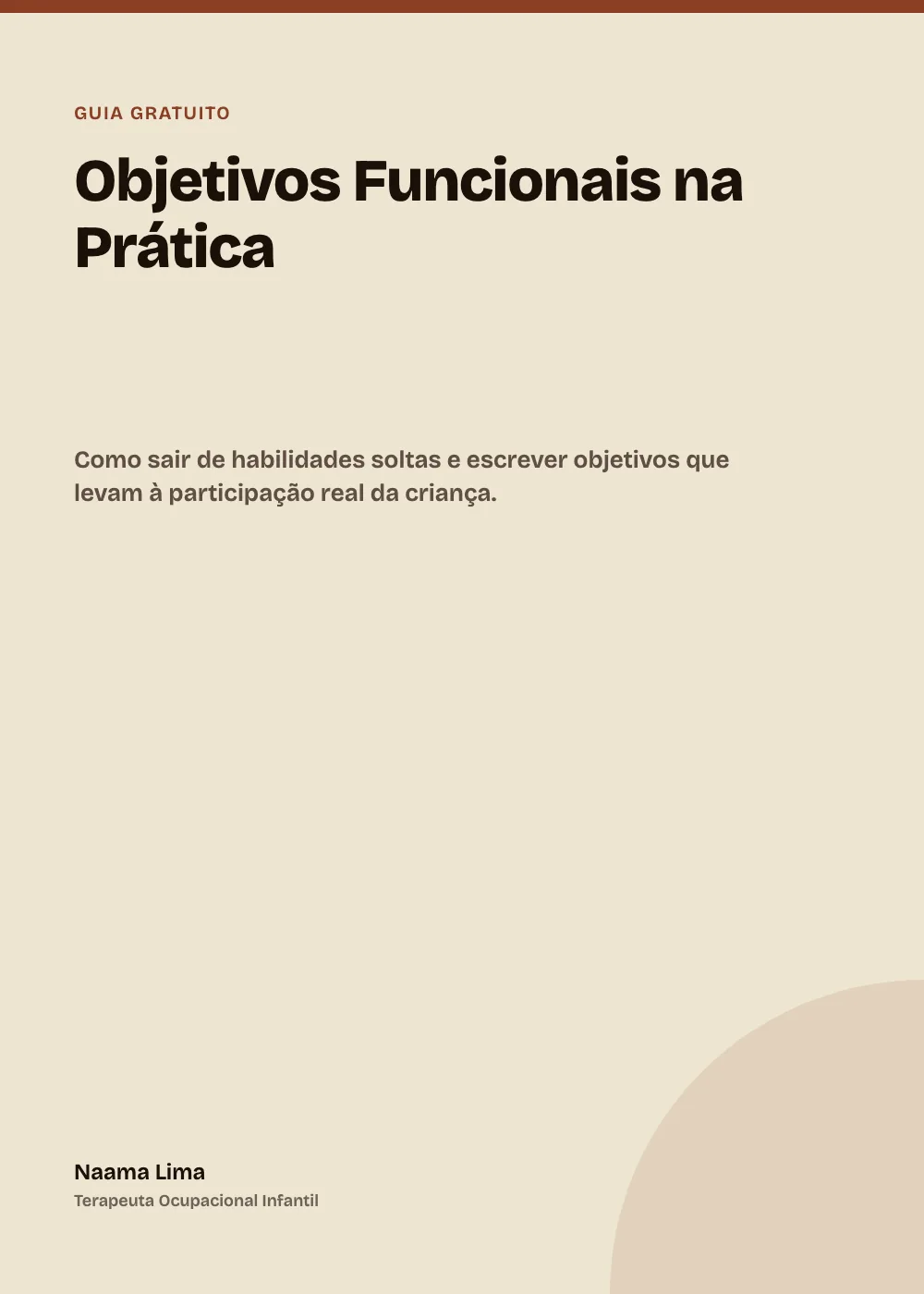 Capa do guia Objetivos Funcionais na Prática